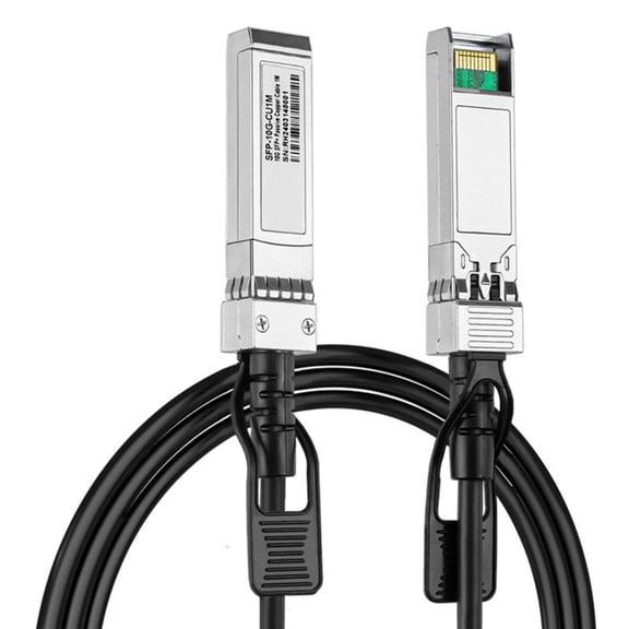 Whaledi 10G SFP DACs Stacking Cable Low Latency and Plugs Play for Data Transmission