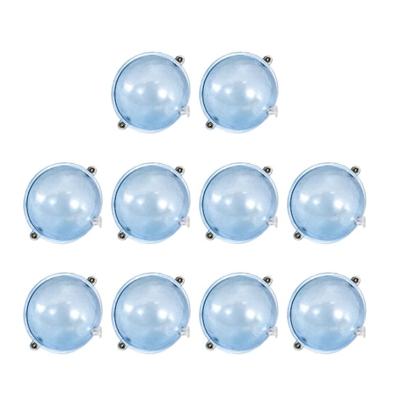 Whaledi 10Pcs Hollow Bubble Surfaces Floats Water Ball Bubble Floats Tackle Enduring