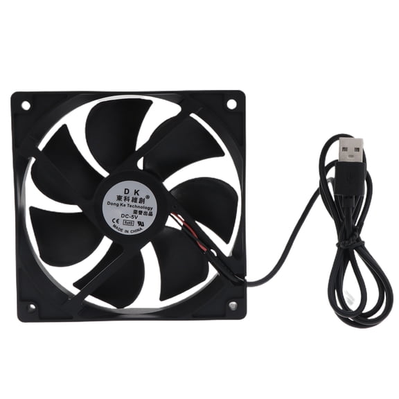 Whaledi 120x120x25mm Fan 5V Brushless Cooling Fan USB 2Pin PC Computer for Case C