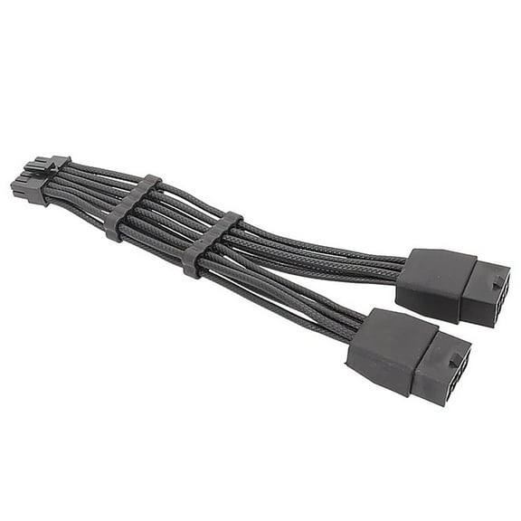 Whaledi 12Pin GPU Adapter Line 12Pin Male to 2x 8pin(6+2P) Female Graphics Card Cable