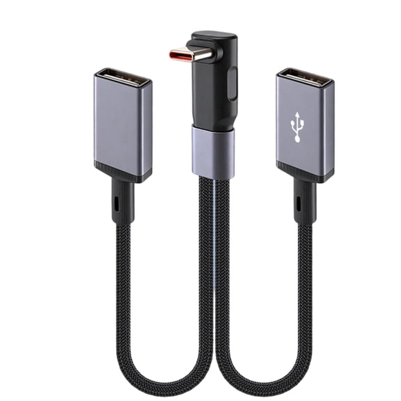 Whaledi 2 in 1 Type C Splitter Cable Adapter Wire 66W Charging for Multiple Devices