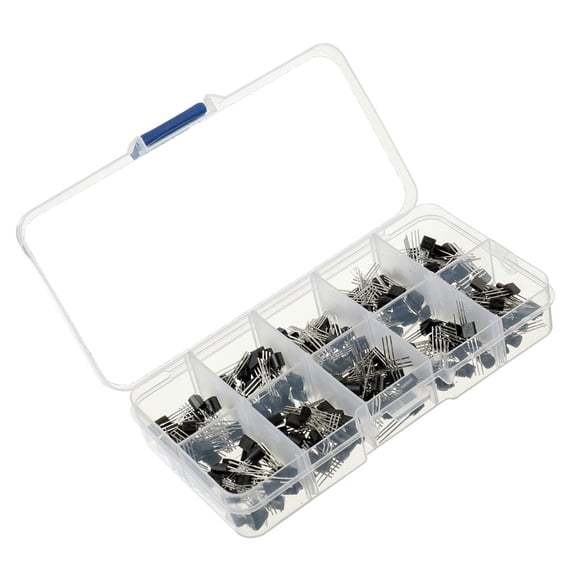 Whaledi 200Pcs 2N2222 NPN 60V 0.8A 0.5W 250MHZ Power General Purpose Transistor