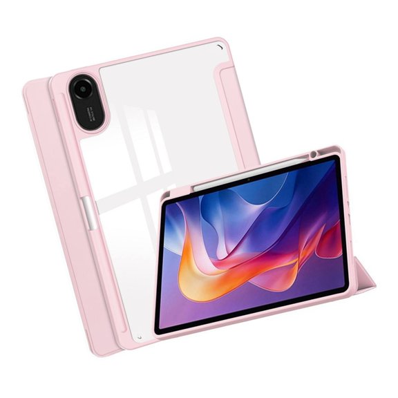 Whaledi 2025 Tablet Case Magnetic Locking Faux Built In Slot