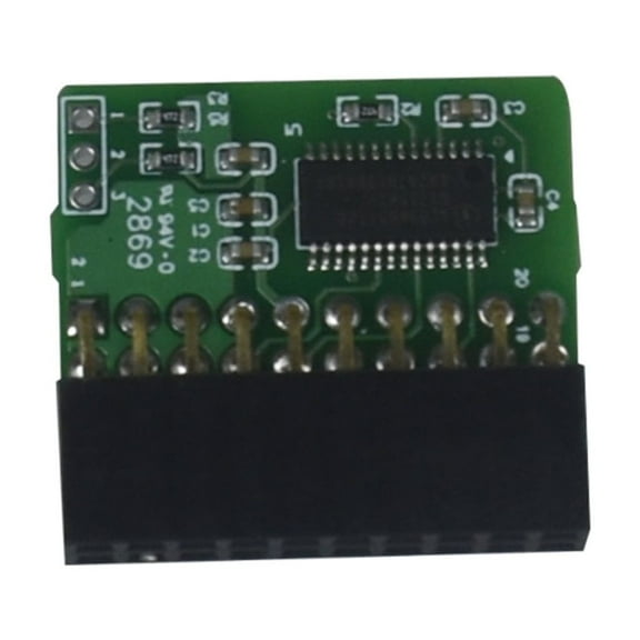 Whaledi 20Pin TPM 2.0 Module Trusted Platform Ensure Secure Data Storage