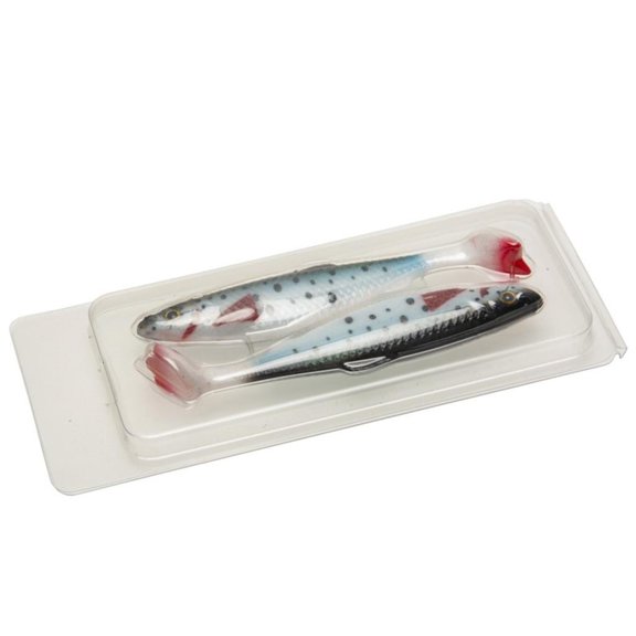 Whaledi 2Pcs/set Soft Swimming Lures Slow Sinking Lures Simulation Loach Soft Baits