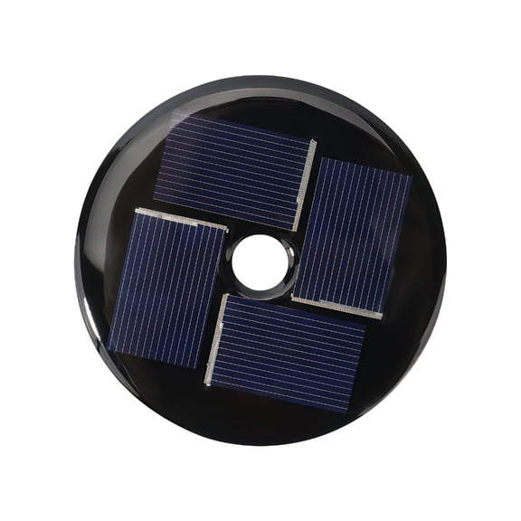 Whaledi 2V Solar Panel Round Waterproof Epoxy Encapsulated For Outdoor Low Power