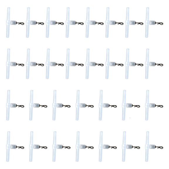 Whaledi 30Pcs Fishing Rigs With T Shape Branches for Freshwater and Saltwater