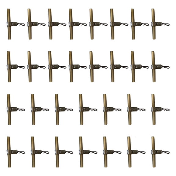Whaledi 30Pcs Fishing Rigs With T Shape Branches for Freshwater and Saltwater