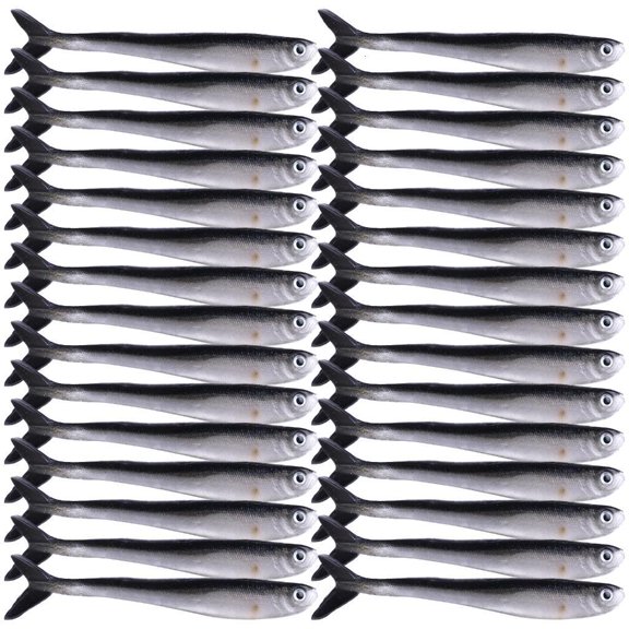 Whaledi 30Pcs Fishing Simulation Loach Soft Lures Baits Swimming Lures Fishing Baits