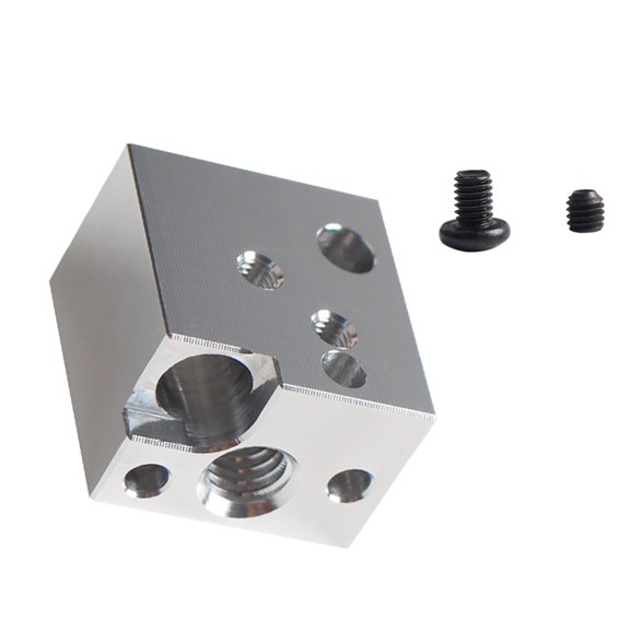 Whaledi 3D Printer Hotend Heating Block Compatible for SV07 Extruder Printer Models