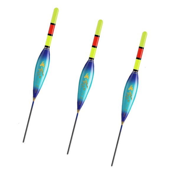 Whaledi 3Pcs Electronic Fishing Float Buoys Lighted Slip Bobbers Fishing Float