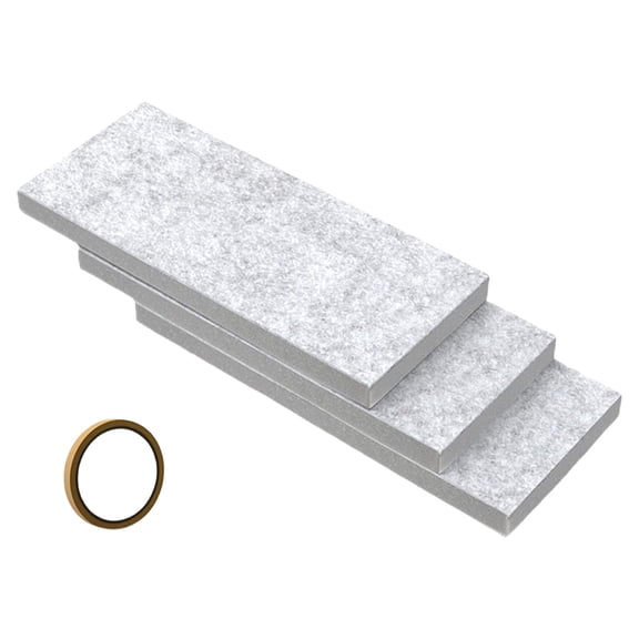 Whaledi 3Pieces Air Conditioning Window Seal Foam Insulation Weatherproof Panels