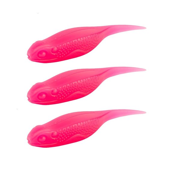 Whaledi 3pcs Rotate Tail Fishing Lures Wobbles Soft Lures Enhances Flexibility