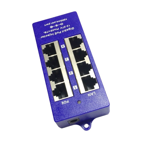 Whaledi 4 Port Gigabit Poe B Mode Power Supply Module For Cameras Networking