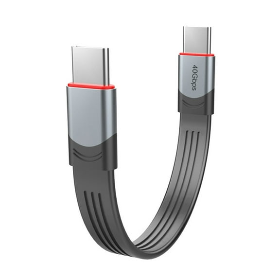 Whaledi 40Gbps Type- C to USB-C Cable Type C to C Male PD 100W Fast Charge Cord 15CM
