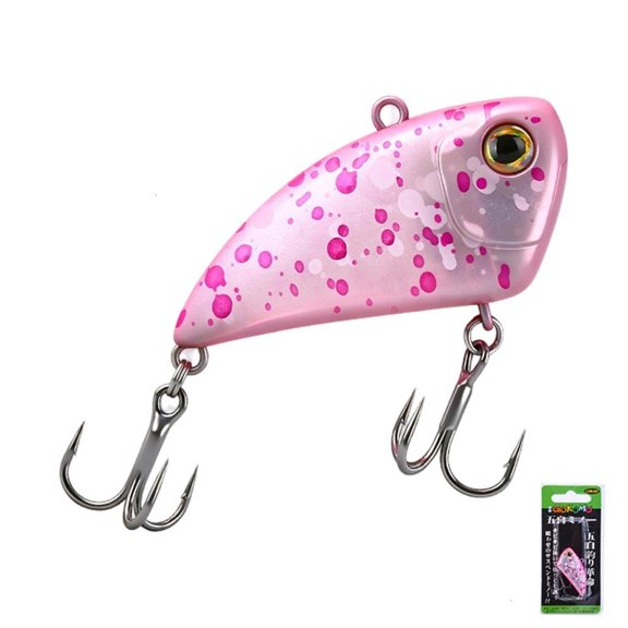 Whaledi 4Cm Hard Fishing Lures With Treble Hook For Stream Fish