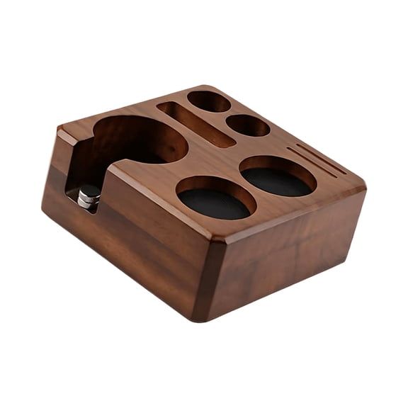 Whaledi 51/54/58Mm Coffee Tools Coffee Tamper Station Stand Wooden Nonslip Espresso
