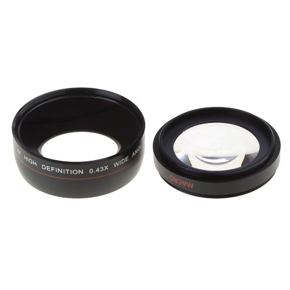 Whaledi 55mm Professional Wide Angle Lens Macro Portion 0.45x for Macro Photography