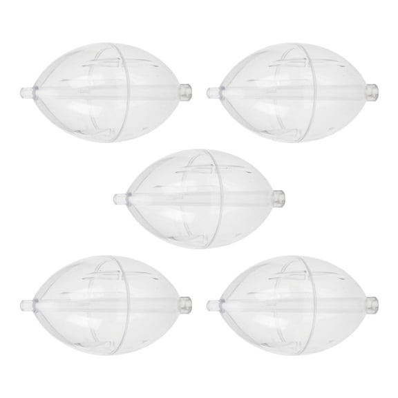 Whaledi 5Pcs Fishing Castings Bobbers Spin Float Fishing Clear Float Easy to Use