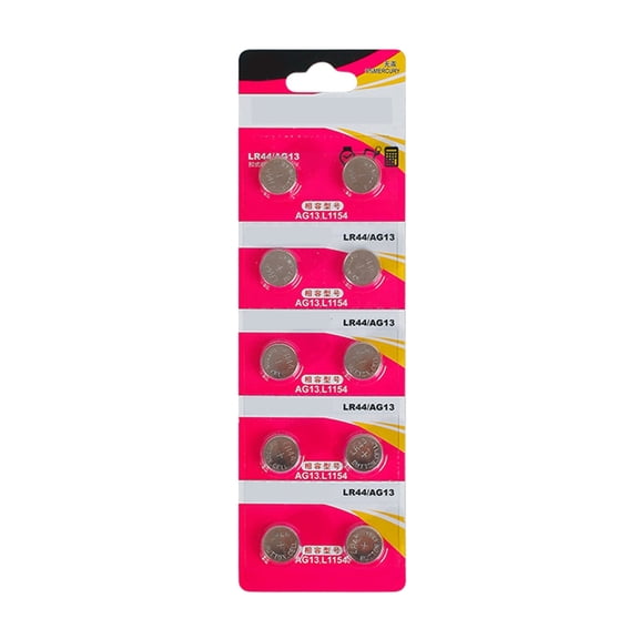 Whaledi AG13 LR44 Button Battery Safe Power Sources Alkaline Cell Battery for Toy