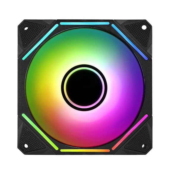Whaledi ARGB LED 120mm Case Fan,Aura Sync Quiet High Airflow Adjustable Color LED Fan