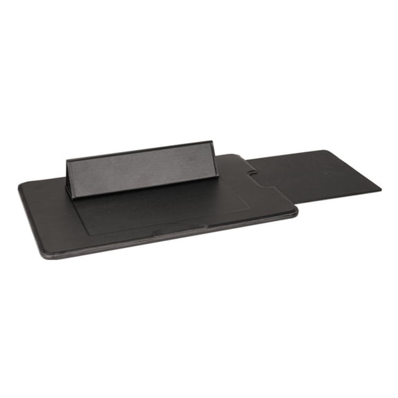 Whaledi Adjustable Laptop Stand Folding PU Tablets Holder Expandable Mouse Pad