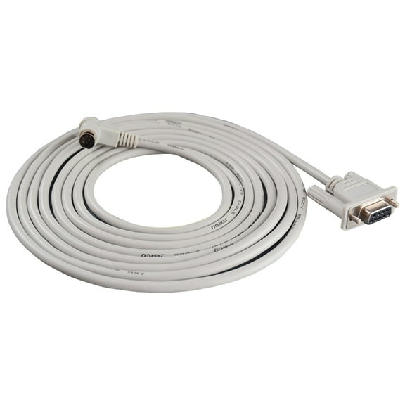 Whaledi Allen Bradley Micrologix Programming Cable with 90 Degree End 1761-CBL-PM02