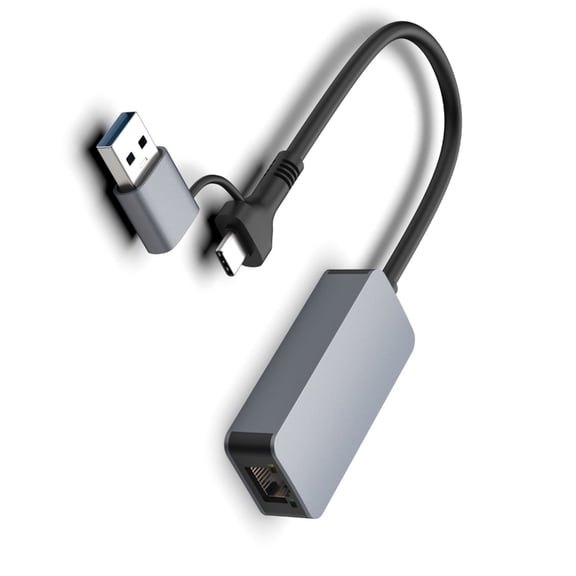 Whaledi Aluminum USB To RJ45 Converter 2500M Networking Card For Stable Connection