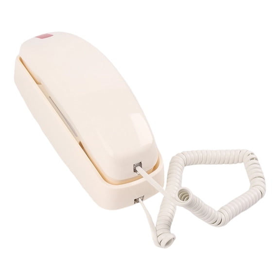 Whaledi Charming Pink Corded Telephone With Large Controls For Elderly Wall Mountable
