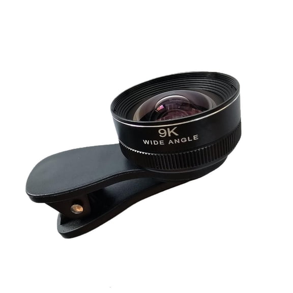 Whaledi Clear Glass Phone Lens 9K Detailed Wide Angle Universal Phone Camera Lens