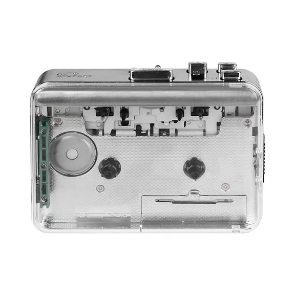 Whaledi Clear Tape Deck MP3 File Converter USB Flash Drive Playback Portable