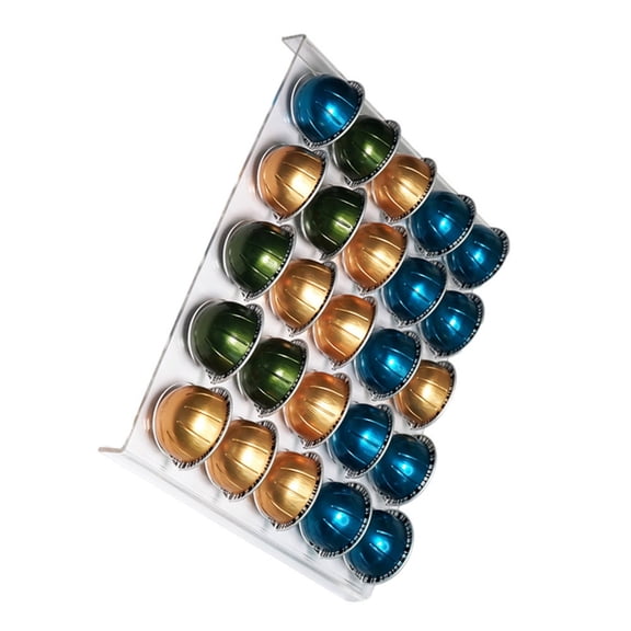Whaledi Coffee Capsules Storage Rack Holds 25 Capsules Kitchen Countertop Organizer