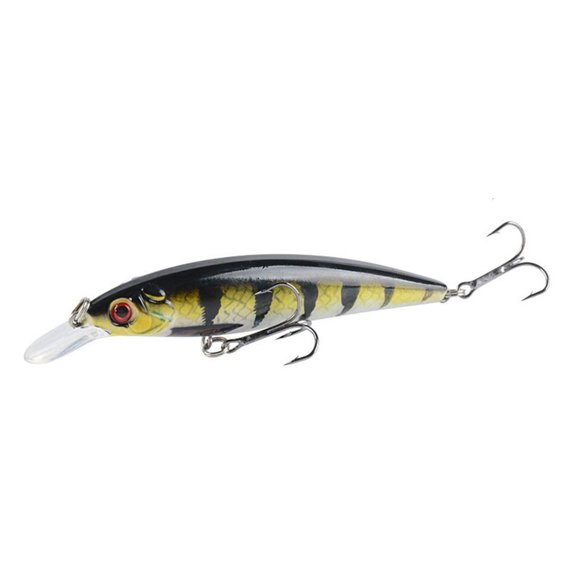 Whaledi Colorful Printing Sinking Minnow Lures with Hook Fishing Swimbait 11cm