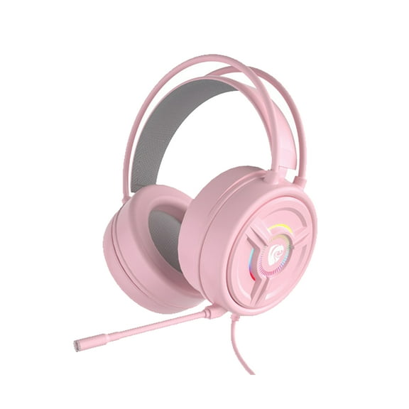 Whaledi Cool Backlight Over-Ear Headset Wired Gaming Headphone for Computer Tablets