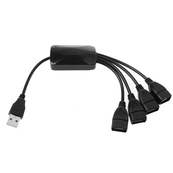 Whaledi Durable USB 2.0 HUB Up to 500ma Power Supply for Each Connected Usb Devices