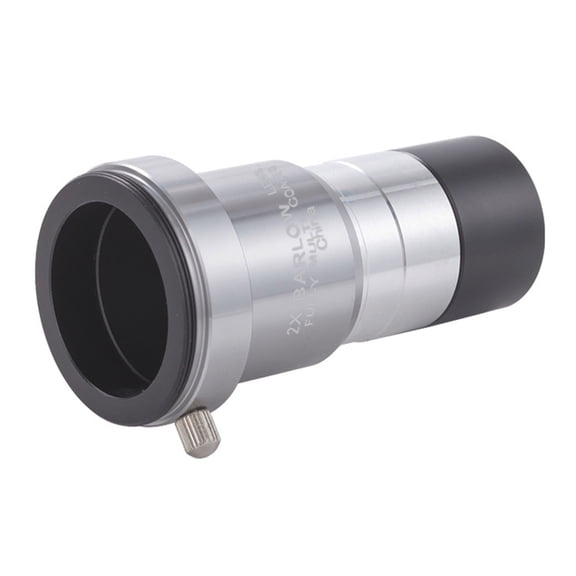 Whaledi Easy To Use 2X Telescope Lens Metal Barlow Lens for Enthusiastic Watchers