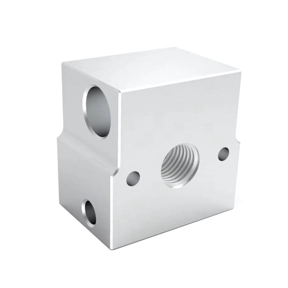 Whaledi Efficient Aluminum Heating Block for 3D Printer Heater Block