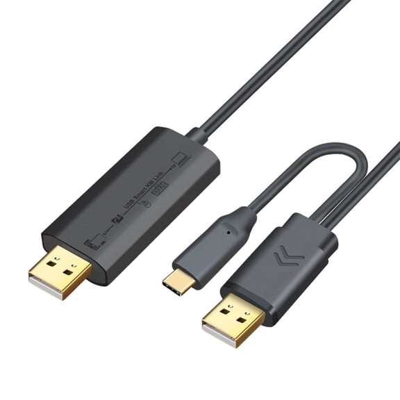Whaledi Efficient USB Data Transfer Cable USB2.0/USB3.0 for PC to PC Connection