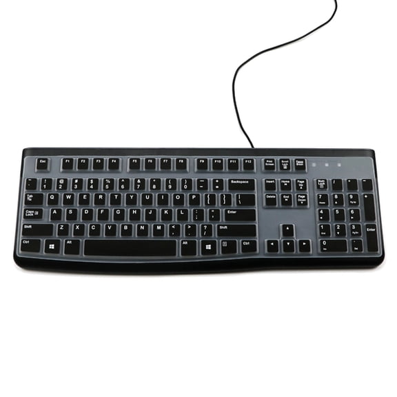 Whaledi Ergonomic Keyboard Waterproof Silicone Keyboard Protector for K120 MK120