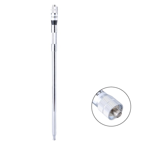 Whaledi Extendable 29.6Mhz CB Radio Antennas Metal Portable Handheld Accessory K5 K6