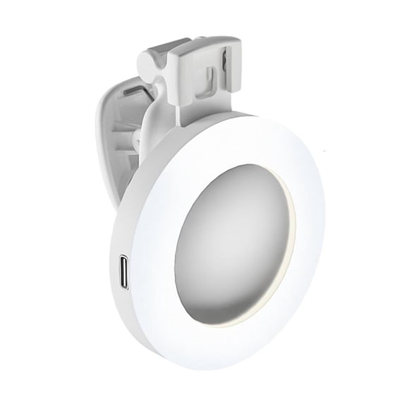 Whaledi Fill Light 180 Degree Rotation Clip On Phone Computer Camera Selfie Light
