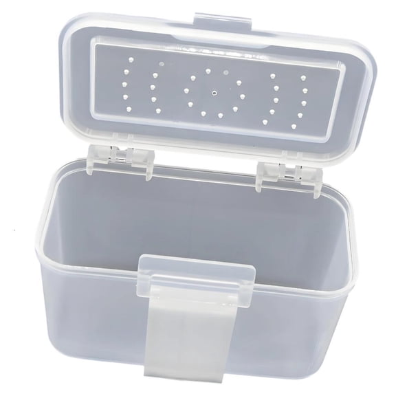 Whaledi Fishing Baits Storage Container Case for Live Baits with Front Snap and Cover