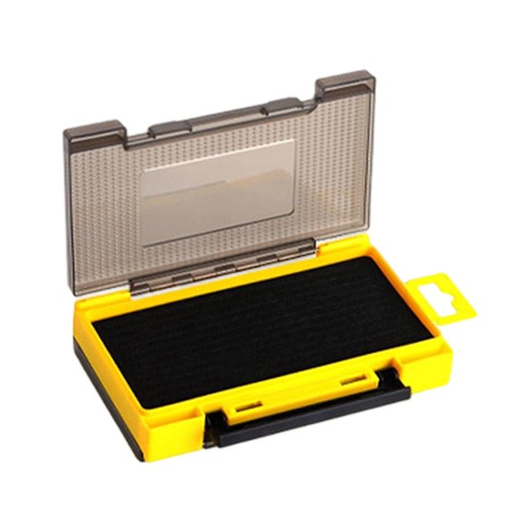 Whaledi Fishing Tackle Box Plastic Lures Sponge Storage Box Hook Organizers Equipment