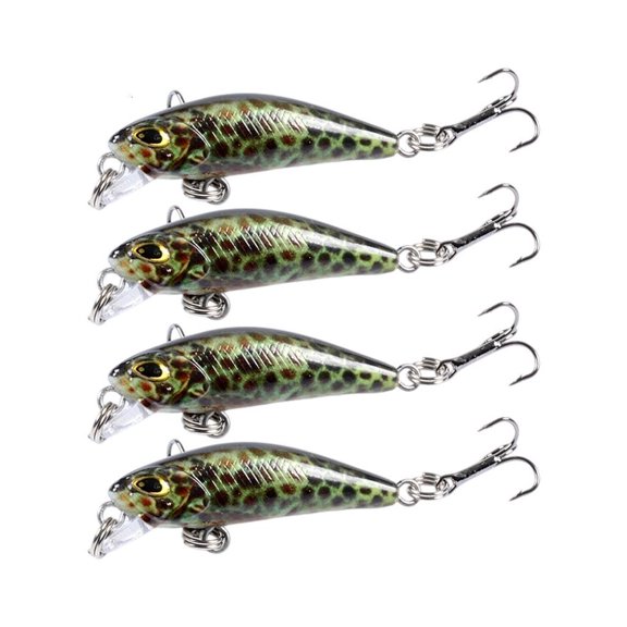 Whaledi High Performances Artificial Minnows Baits Suitable for Various Skill Level