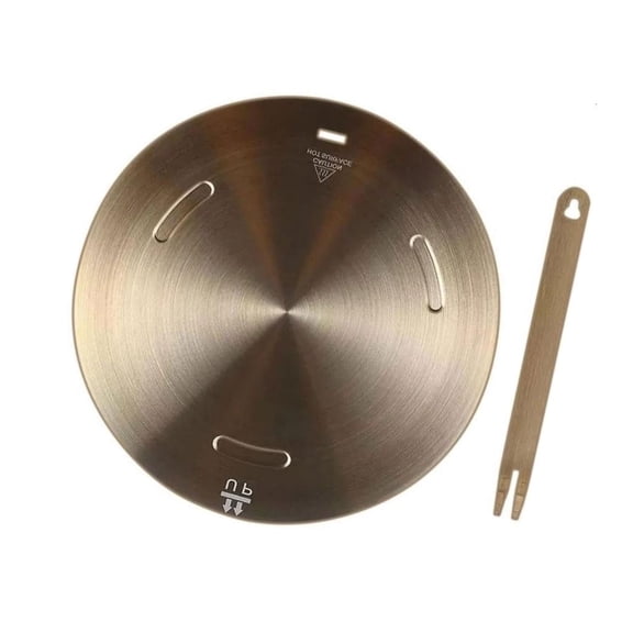Whaledi Induction Diffuser Plate Stainless Steel Texture for Quick Heat Transfer