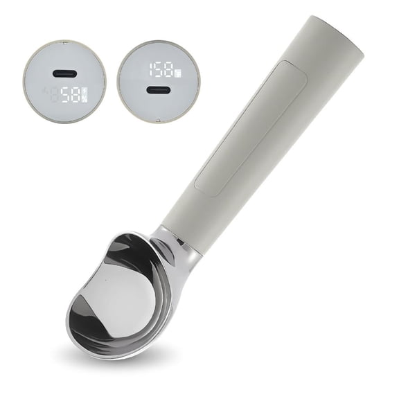 Whaledi Intelligent Ice Cream Spoon with Rechargeable Battery Ergonomic Design