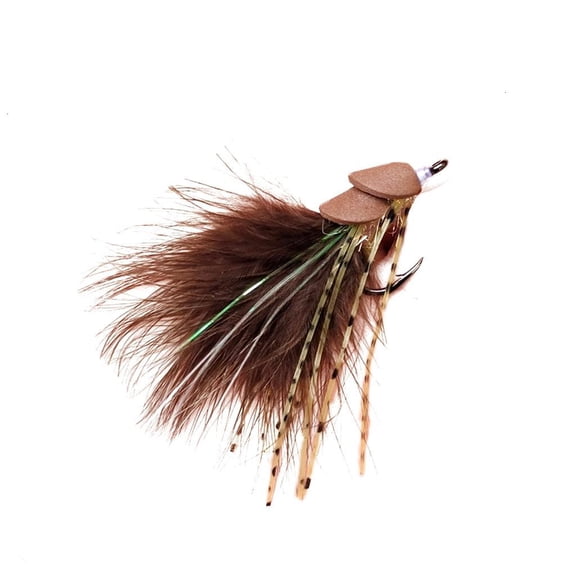 Whaledi Jig Hook Foam Head Fishing Fly for Trout Floating Fishing Lure Baits