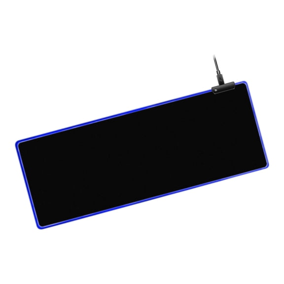 Whaledi Large LED Gaming Mouse Pad LED Mouse Mat with Soft Fabric and Rubber Base