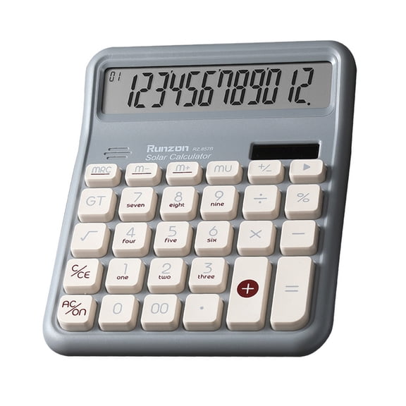 Whaledi Large Screen 12 Figure Calculator With Ergonomic Selectors And Auto Power Off