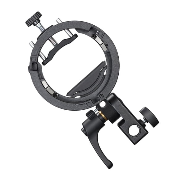 Whaledi Lightweight S Clamp Mounting Bracket for S3,V1/V860III/AD200 Hot Shoe Flash